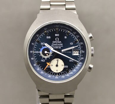 Omega Speedmaster Mark 3 Blue horloge